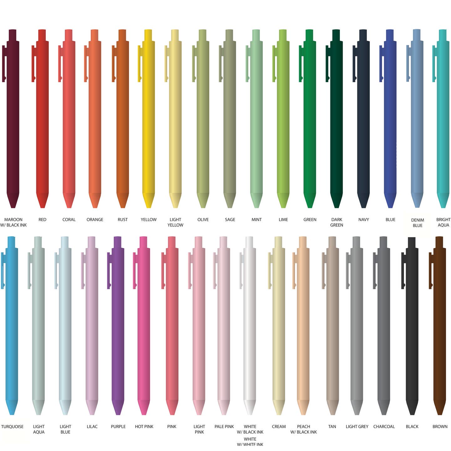 Click Gel Pen - Purple