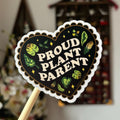 Proud Plant Parent Sticker (Brown Small)
