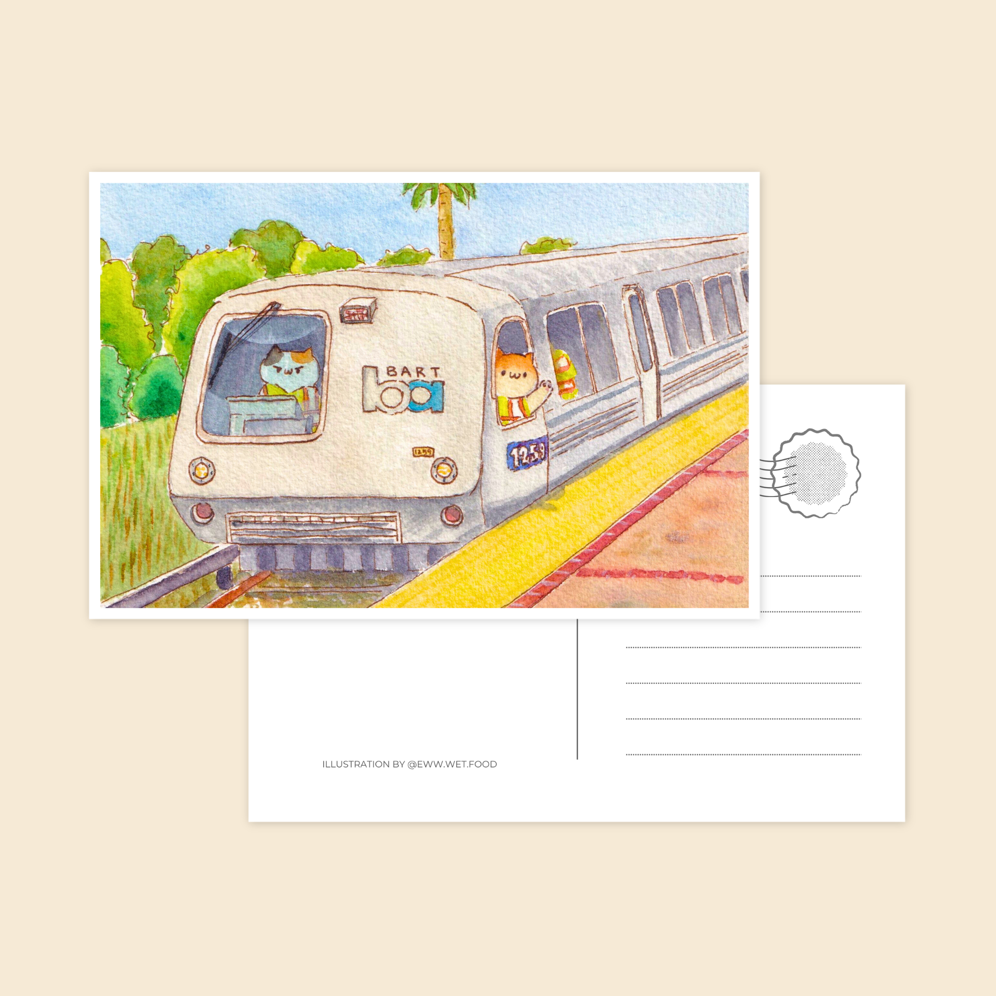 Bart Postcard
