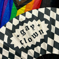 Gay Clown Bamboo Fan (B/W)