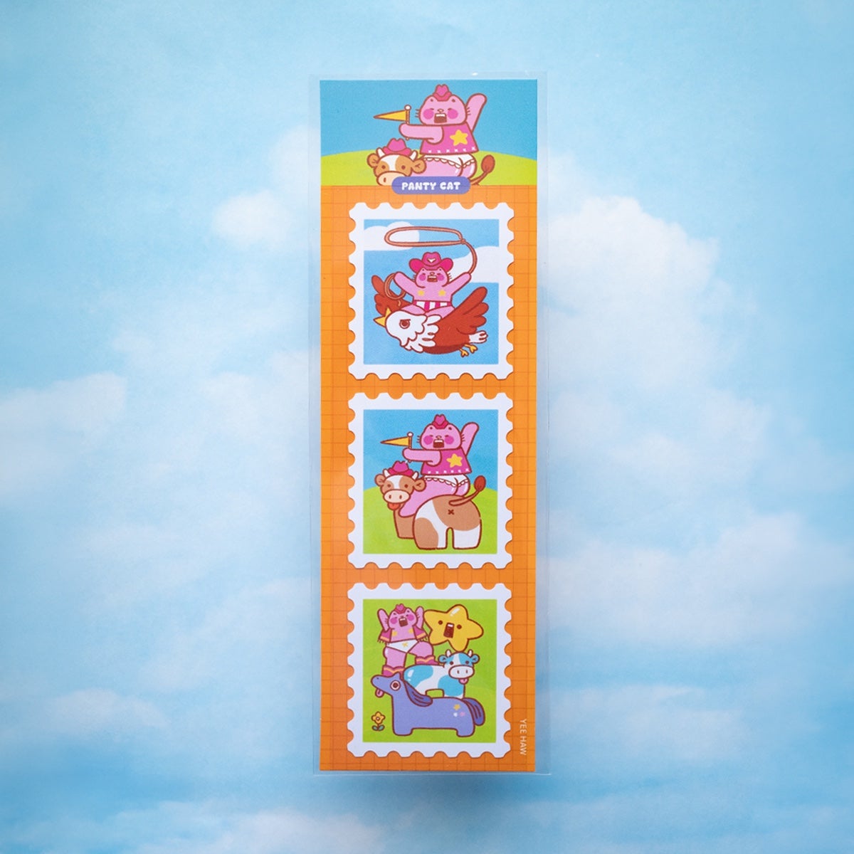 Yeehaw Stamps Sticker Sheet