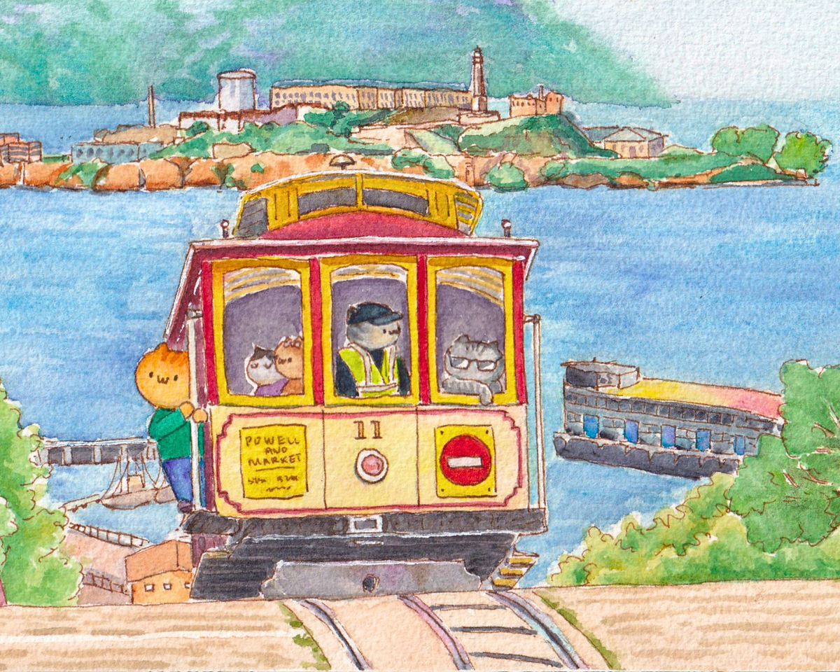 Cable car magnet