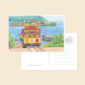 Vintage Cable Car Postcard