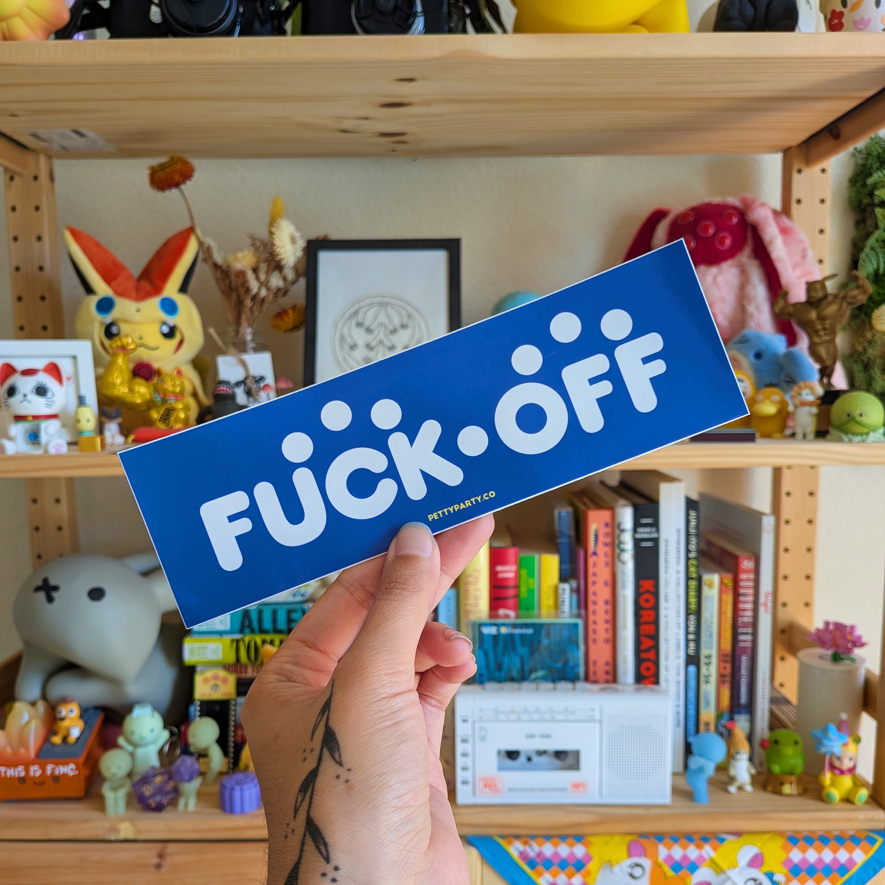 Fuck Off Bumper Sticker