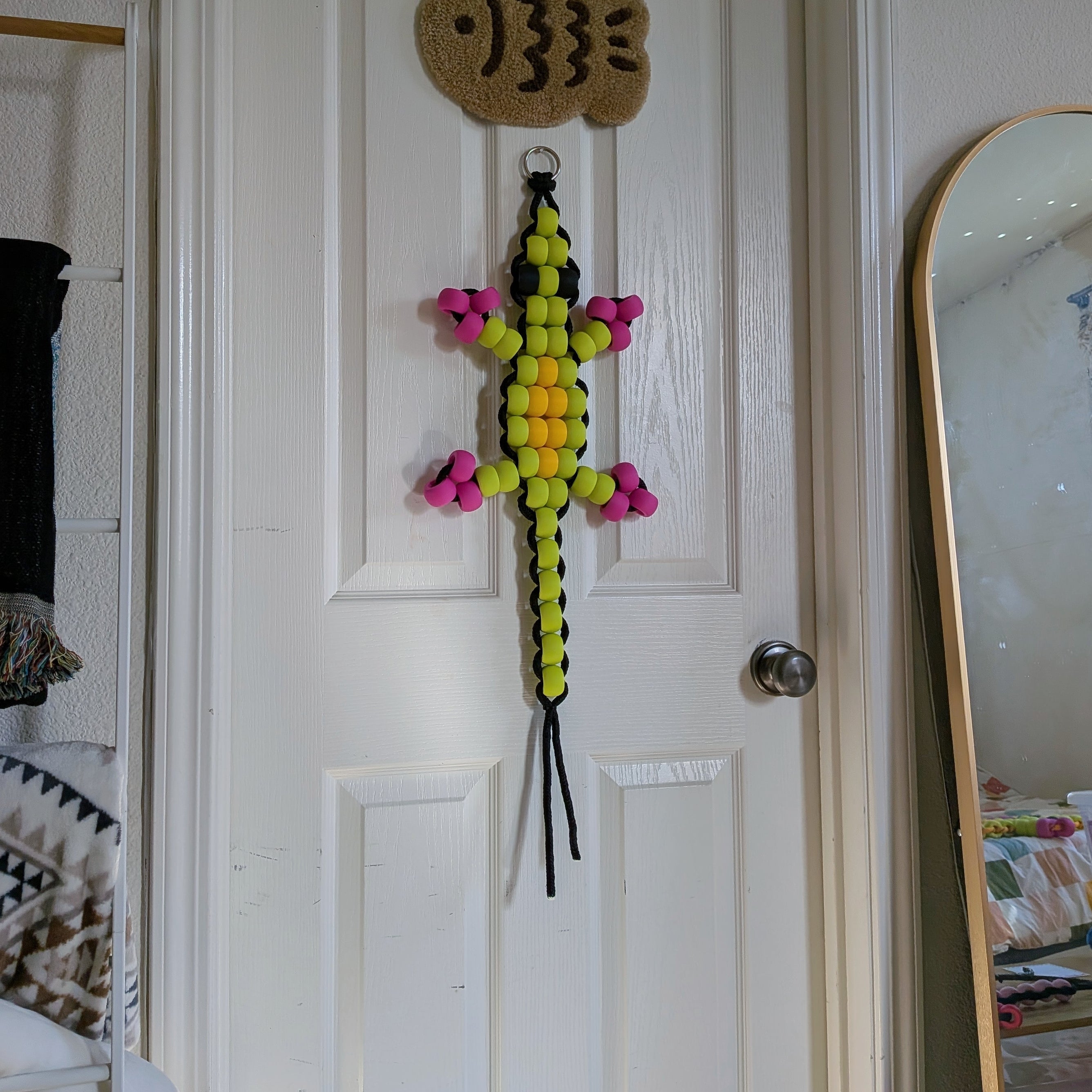 Large Pony Bead Lizard *KIT* (Lime Green)