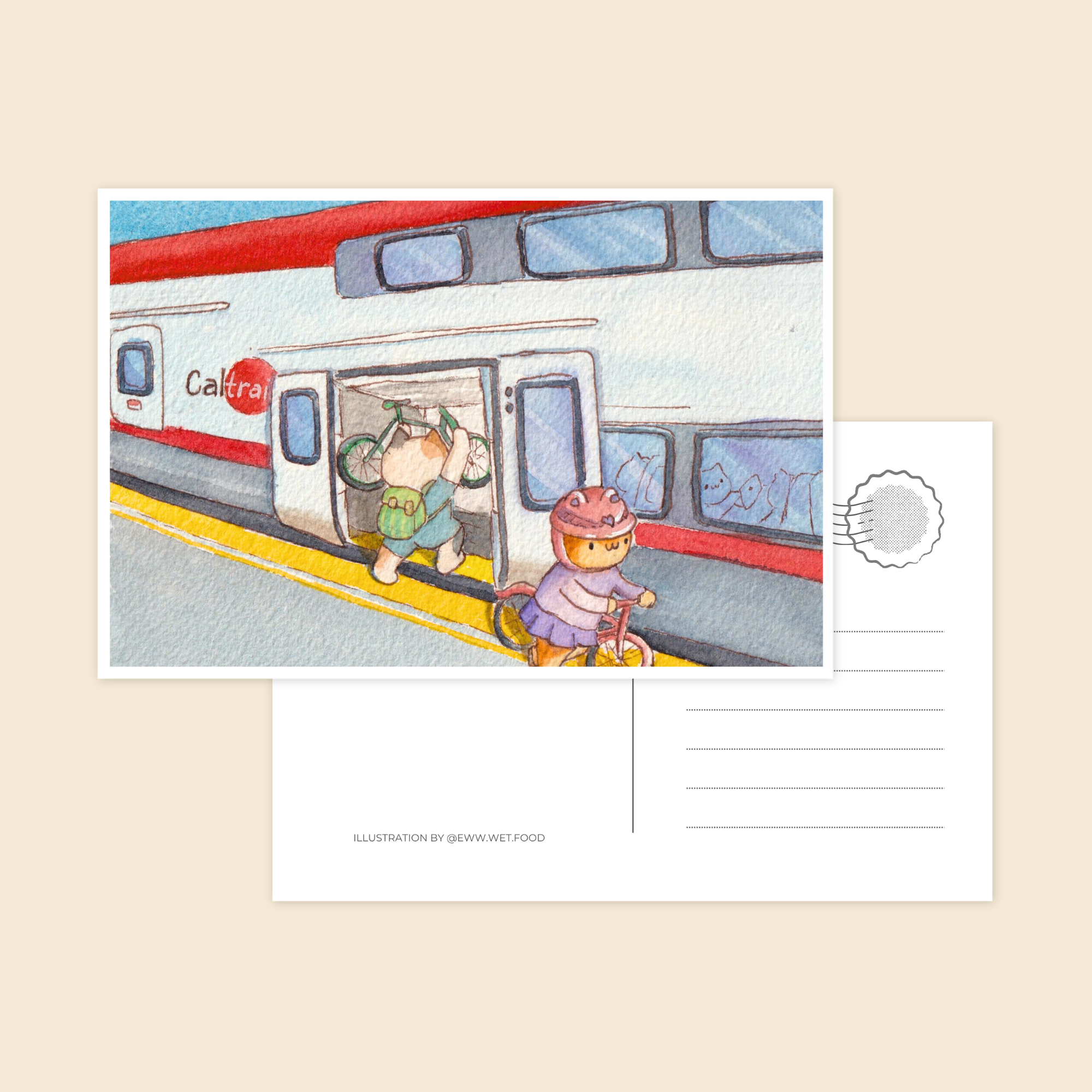 Caltrain Postcard
