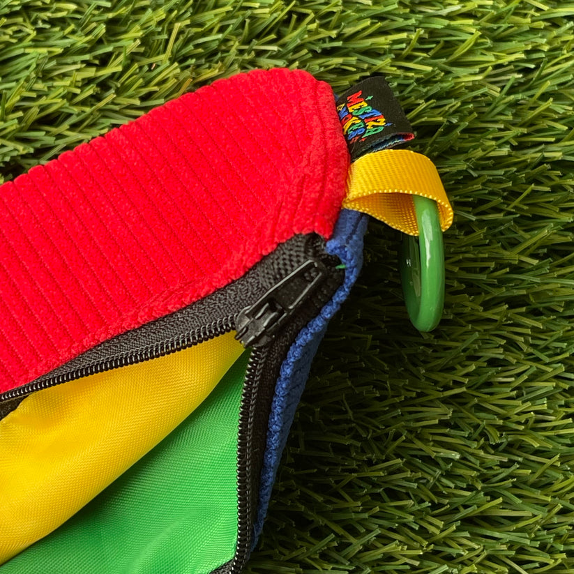 Color Block Zipper Pouch