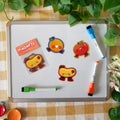 Classic Fruit Bowl Magnet Set