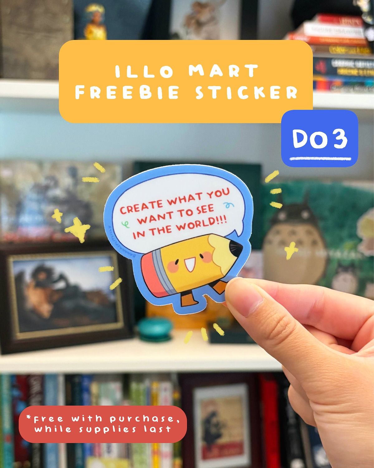 Create What You Wanna See Sticker