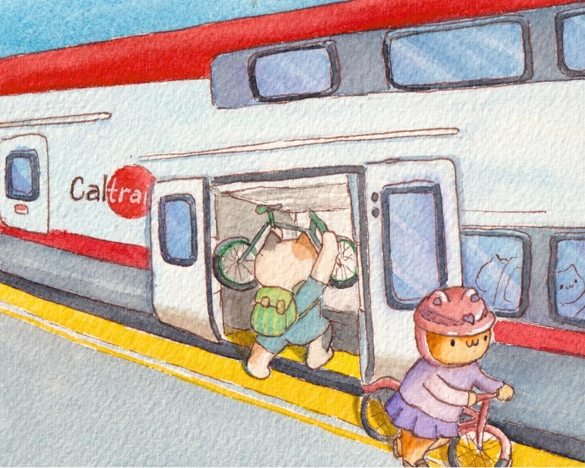 Caltrain magnet