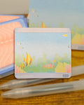 Fish Lamp Riso Memo Pad