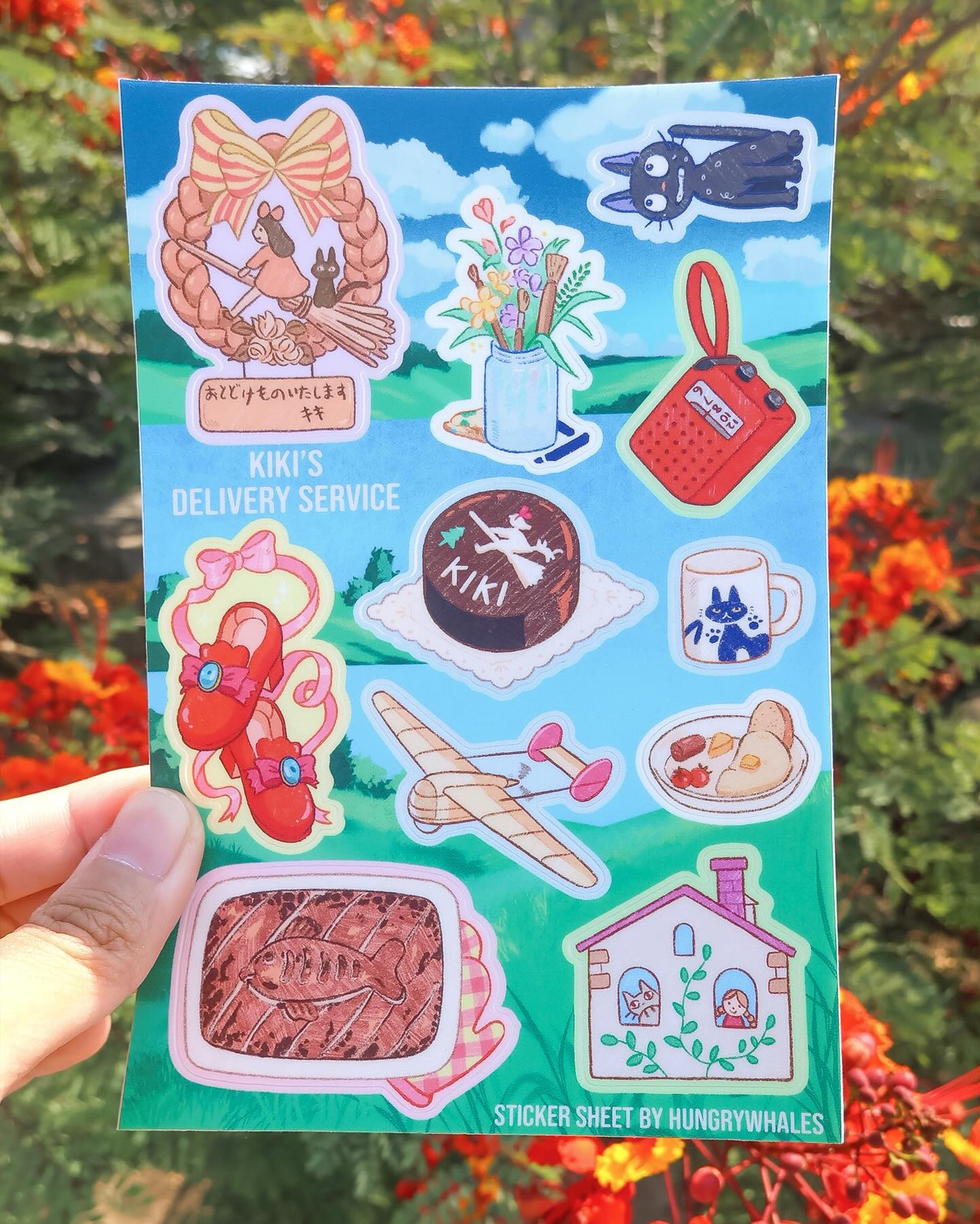 Kiki's Delivery Service Sticker Sheet