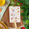 Egg Toast Clear Sticker Sheet