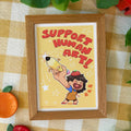 Support Human Art Mini Print