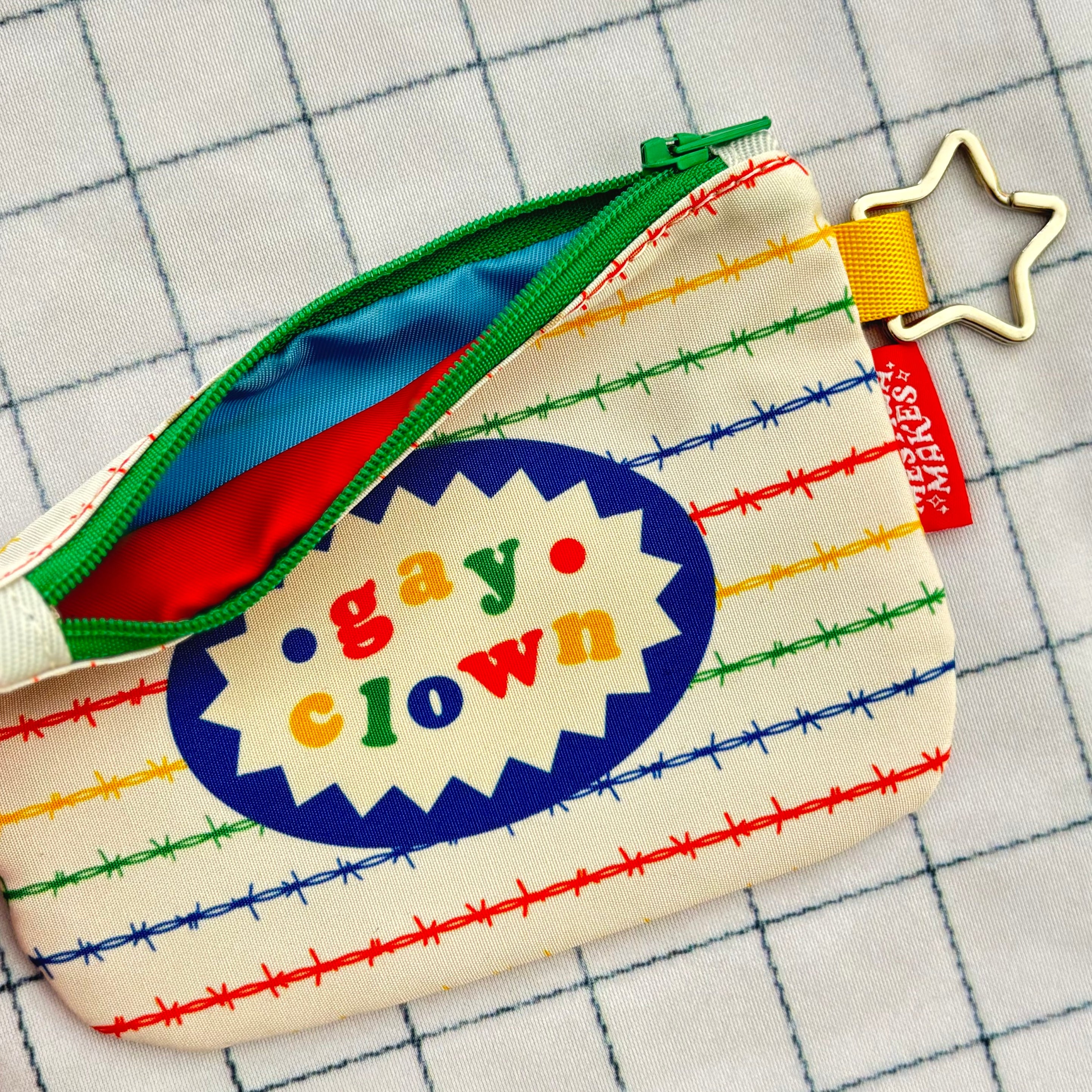 Gay Clown Zipper Pouch