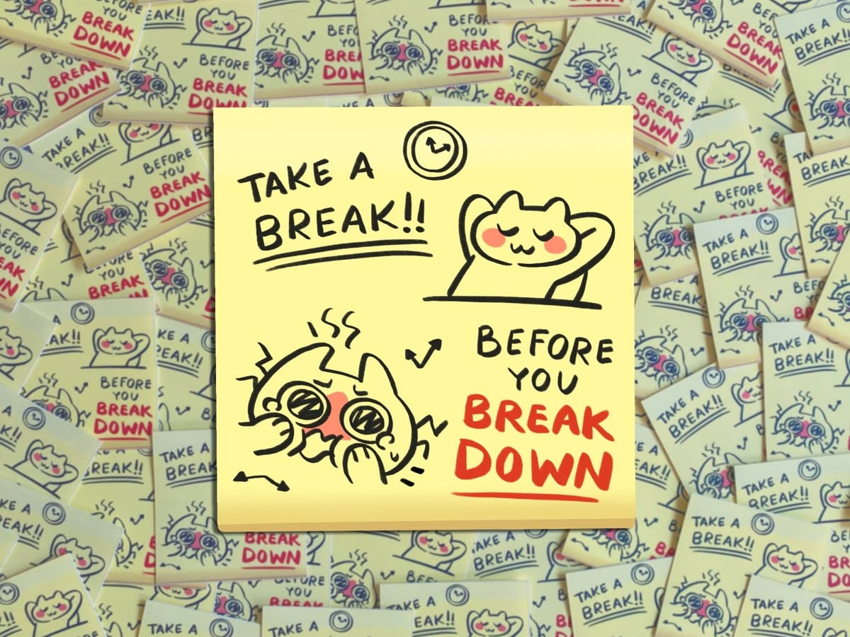 Break Reminder Sticker