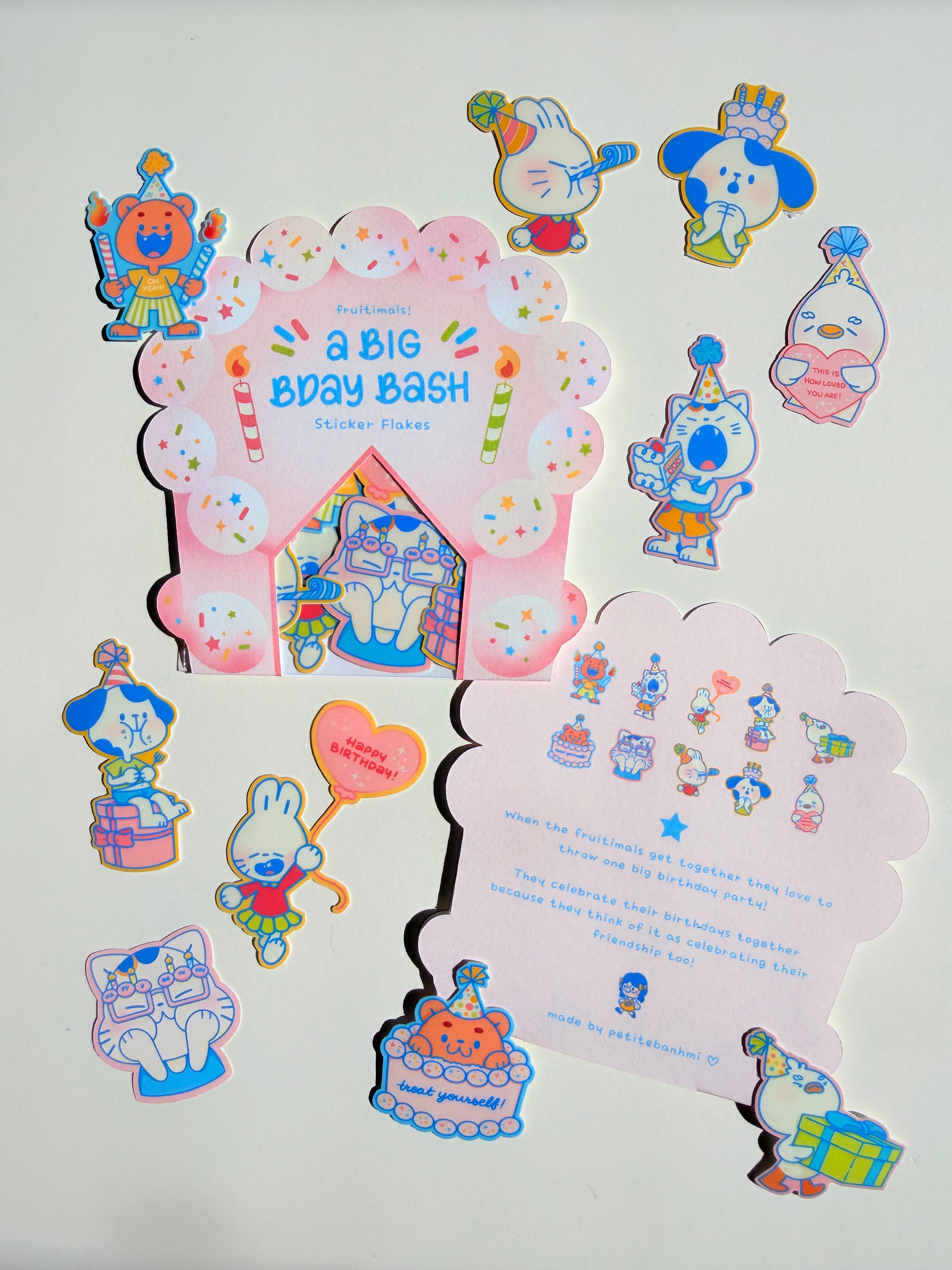 Big Bday Bash Sticker Pack