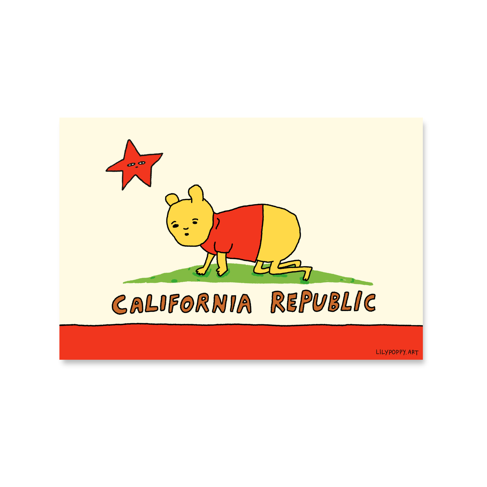 California Republic Postcard