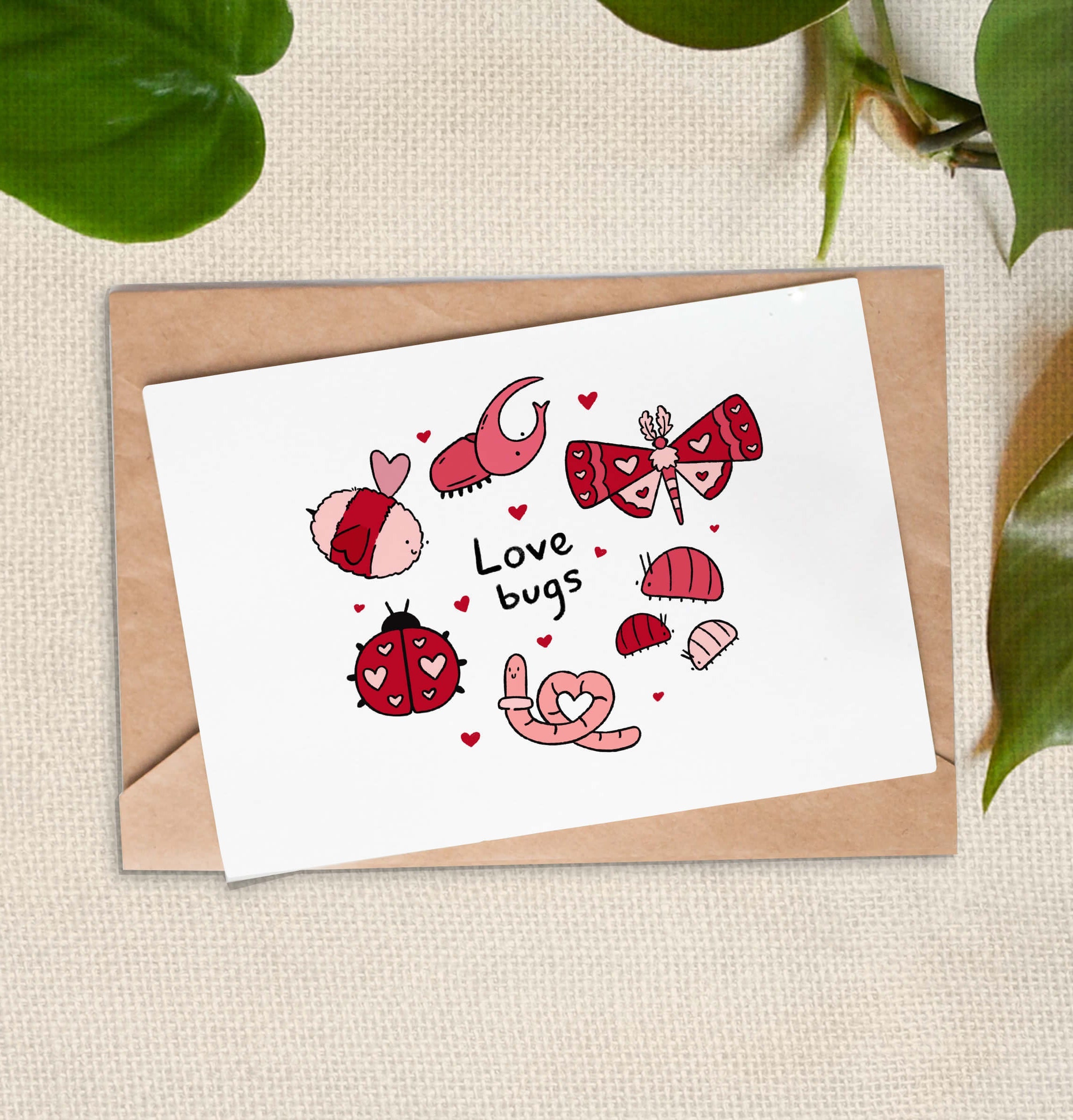 Love Bugs Greeting Card