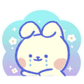 Sad Bunny Sticker