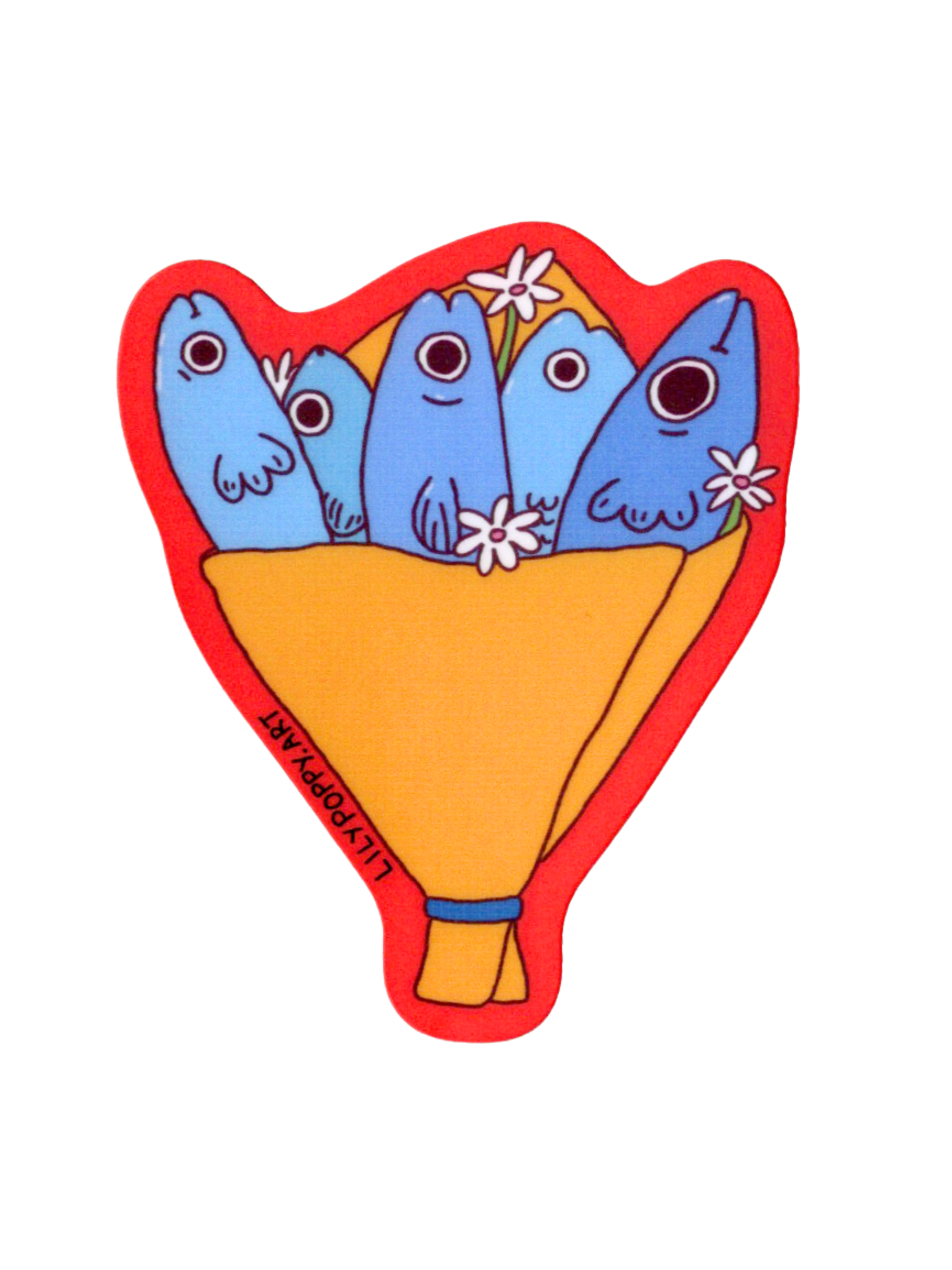 Fish Bouquet Sticker