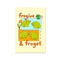 Frogive & Froget Postcard