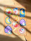 Fruitimals Fruit Stickies Sticker Sheet
