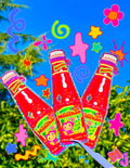Monchan Banana Ketchup Sticker