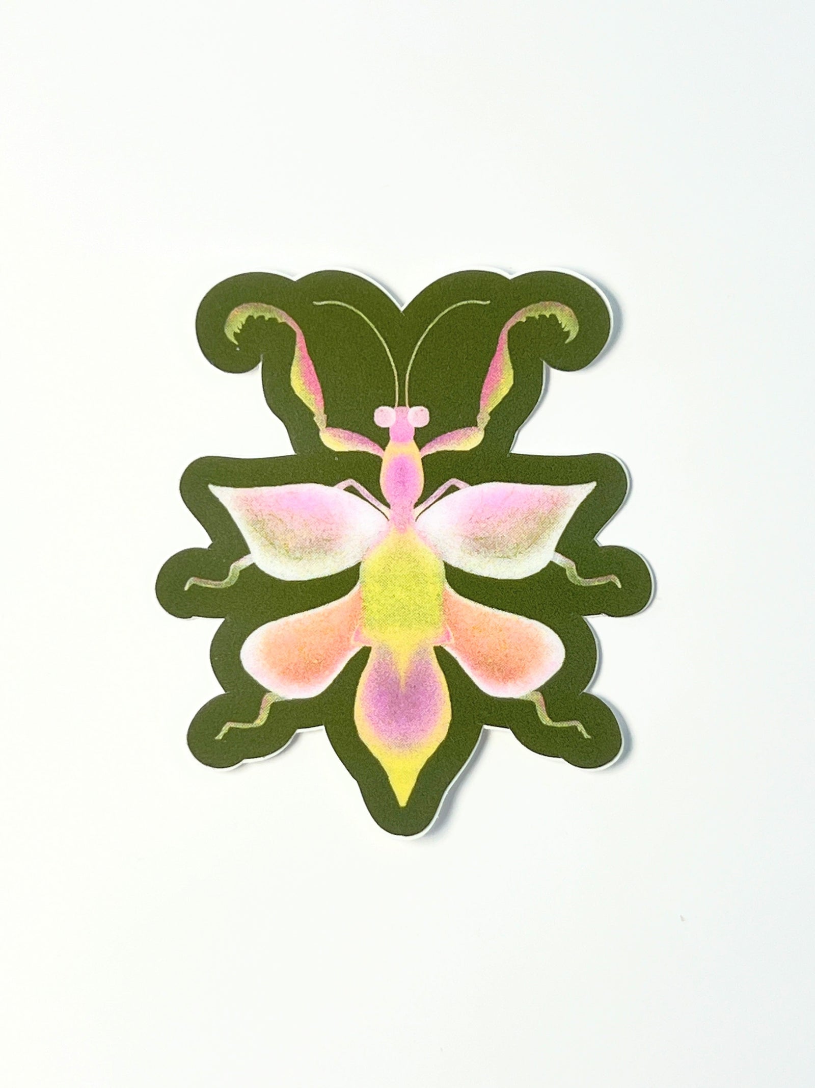 Orchid Mantis Sticker