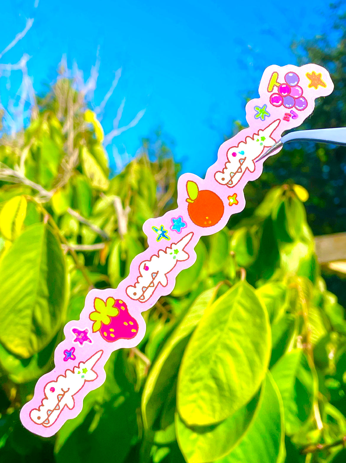 Fruity Claude Border Sticker