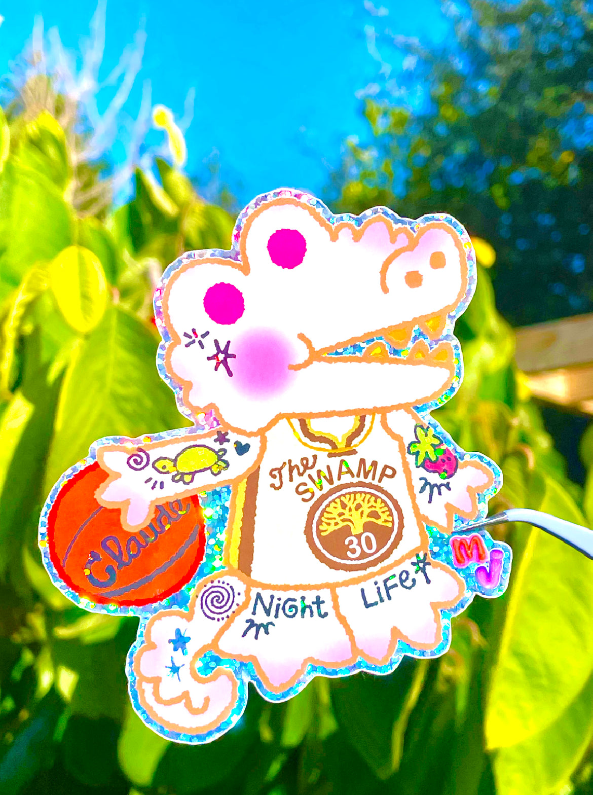 The Swamp Claude Sticker