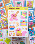 Bread and Panty Cat Sticker Sheet