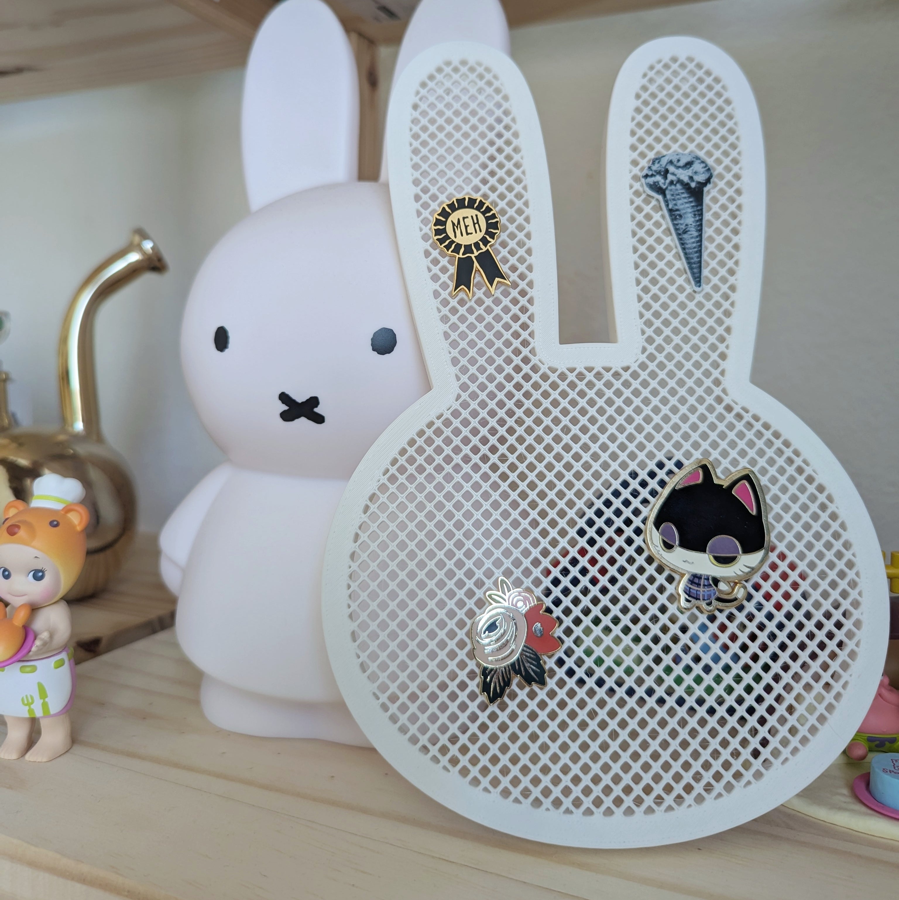 Bunny Pin & Earring Display Board
