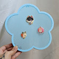 Flower Pin & Earring Display Board (Light Blue)