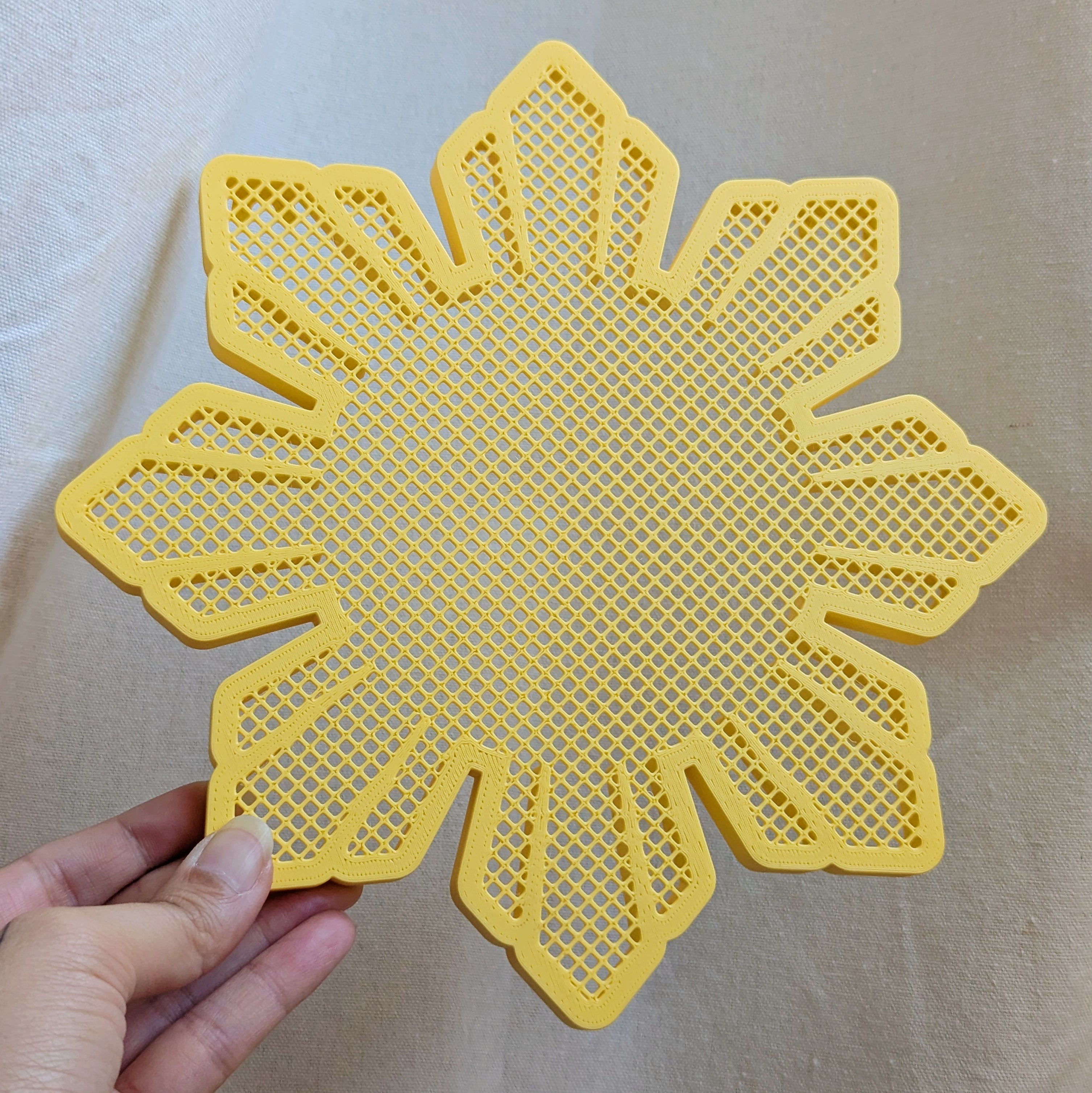 Araw Filipino Sun Pin & Earring Display Board (Yellow)