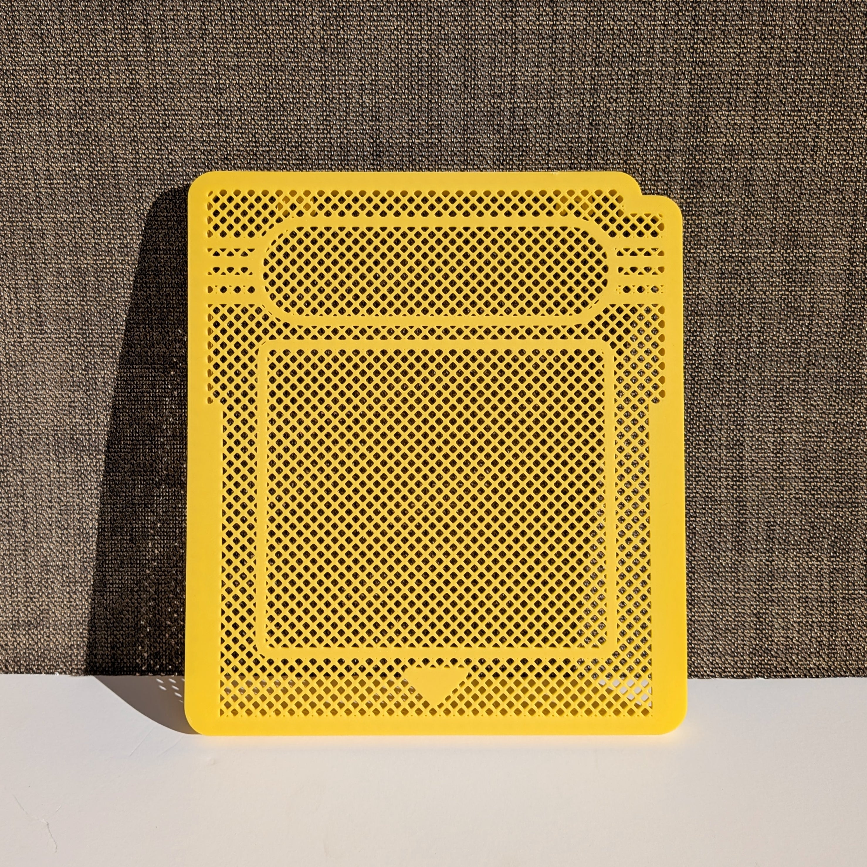 Yellow Game Cartridge Pin & Earring Display Board