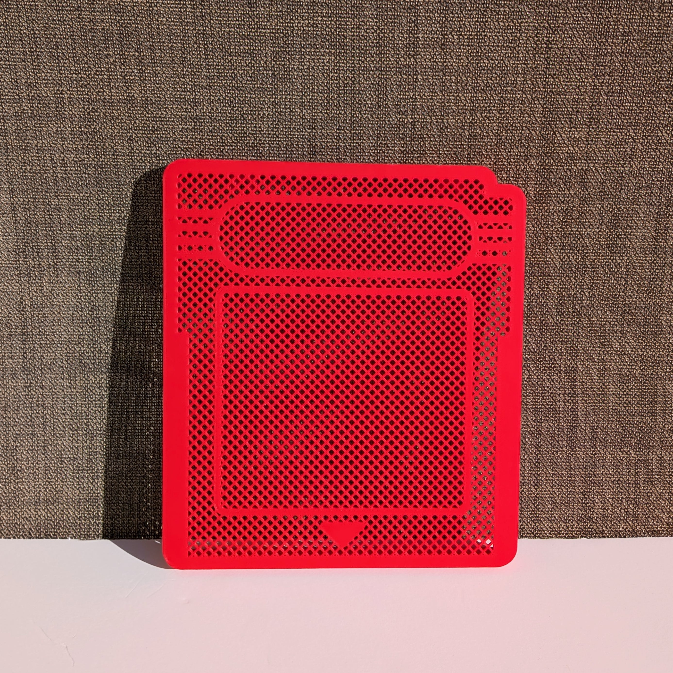 Red Game Cartridge Pin & Earring Display Board