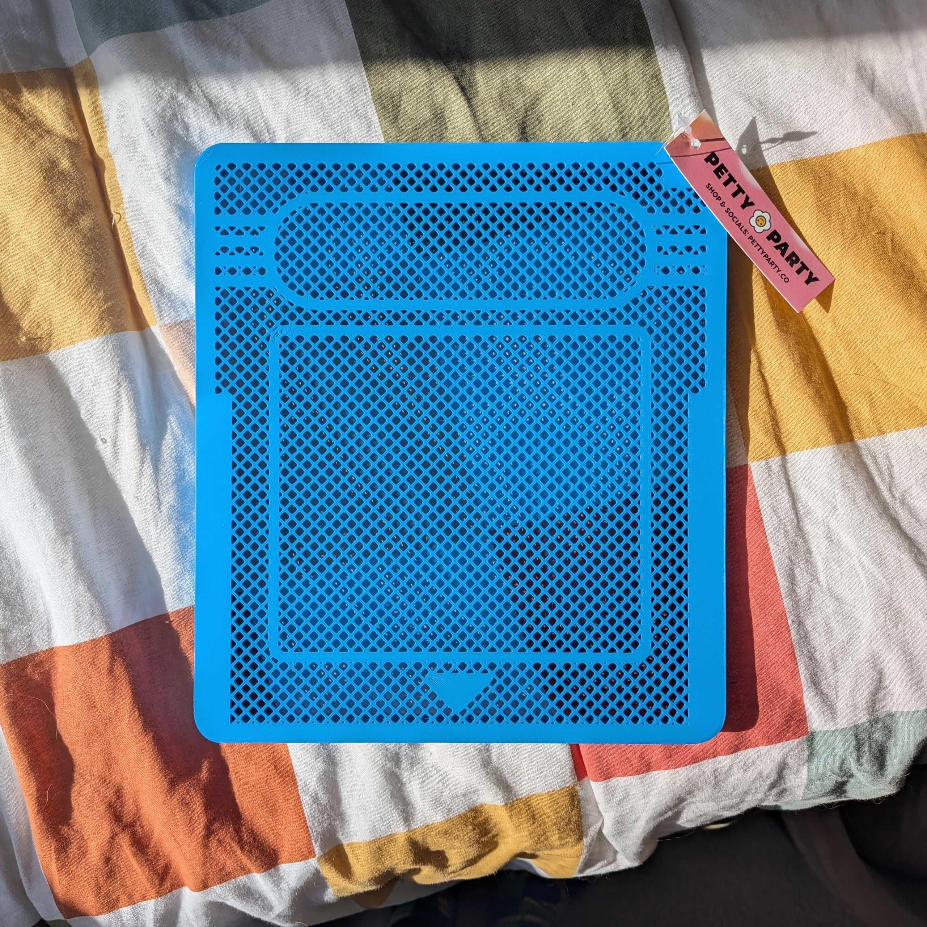 Blue Game Cartridge Pin & Earring Display Board
