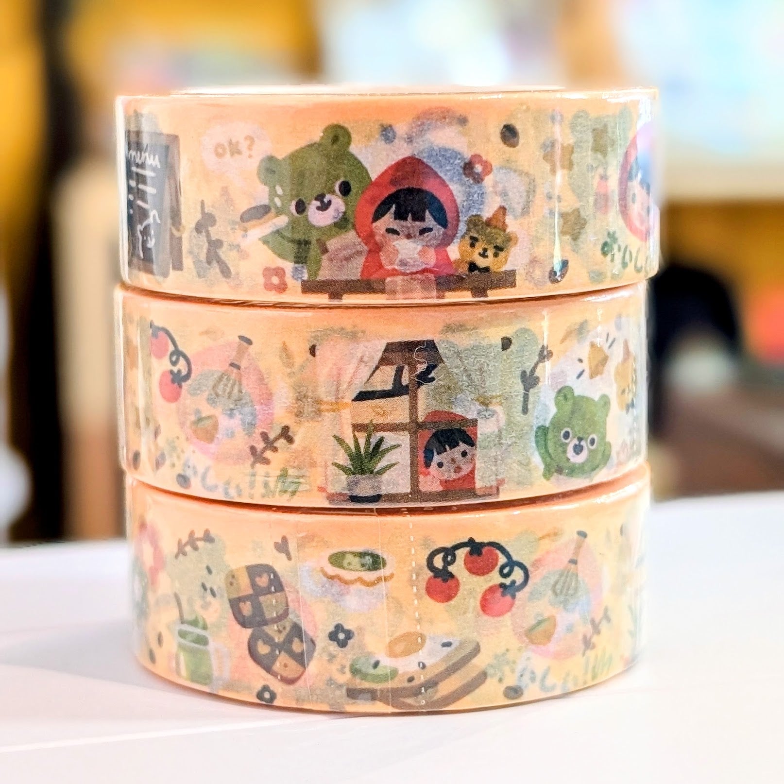 Matcha Bear Washi Tape