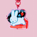 White Rabbit Keychain