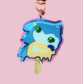 Hedgehog Popsicle Keychain
