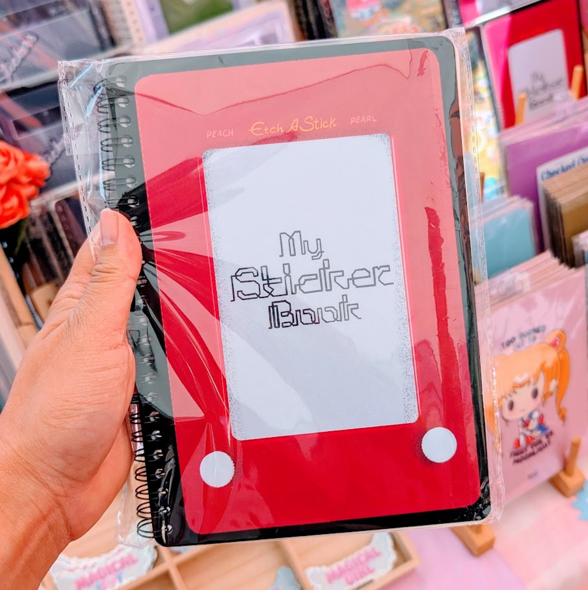 Etch a Sketch Sticker Book