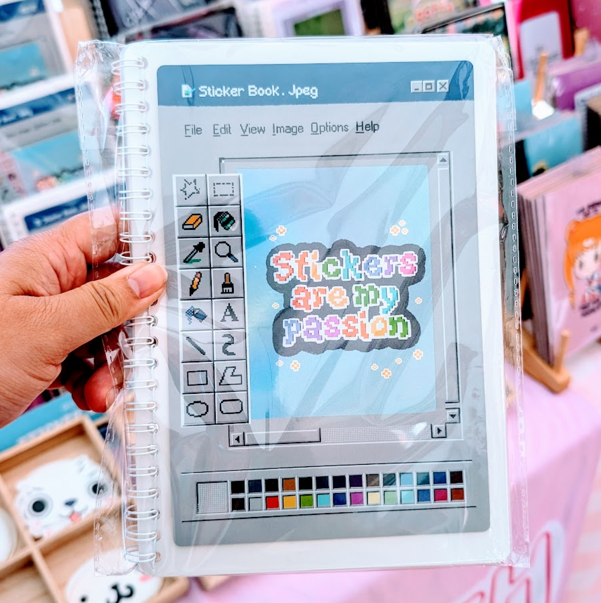 MS Paint Sticker Book