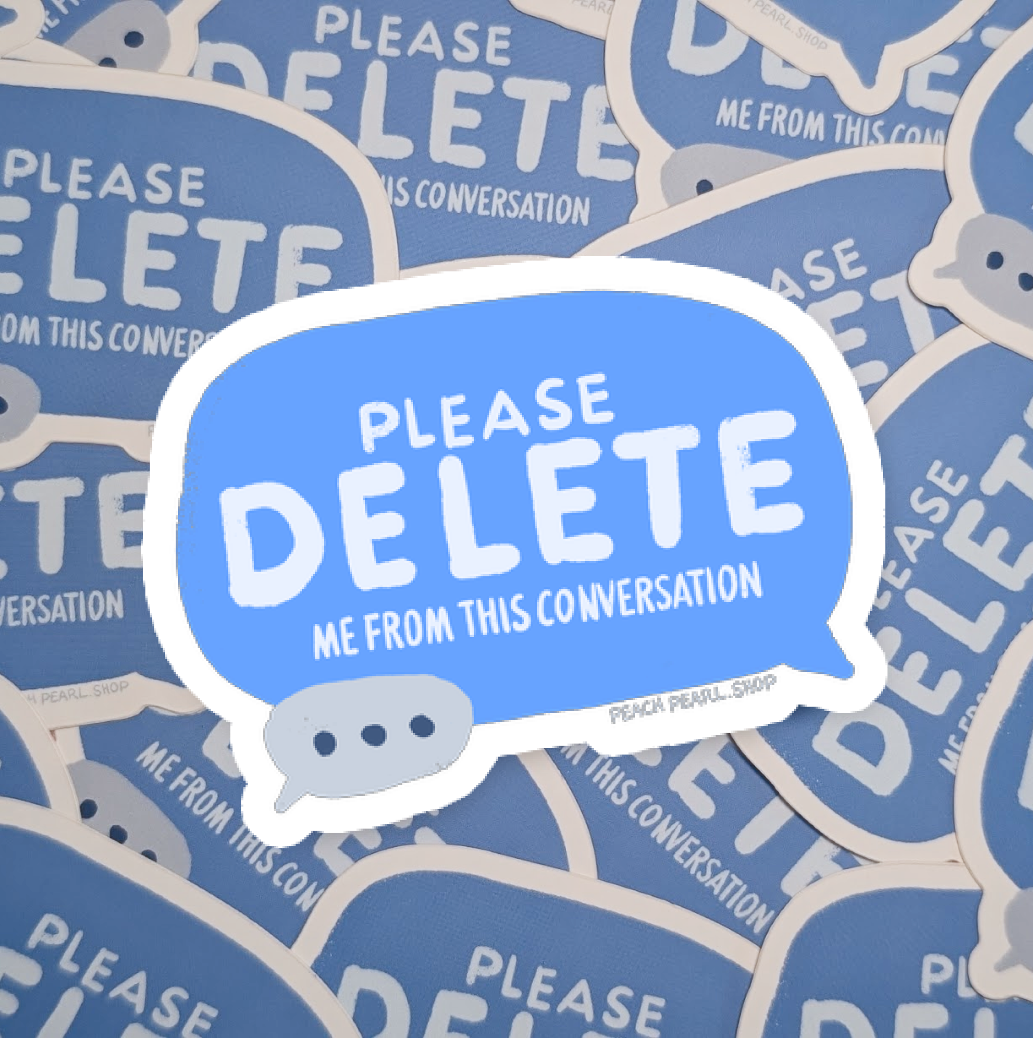 Delete Me Sticker