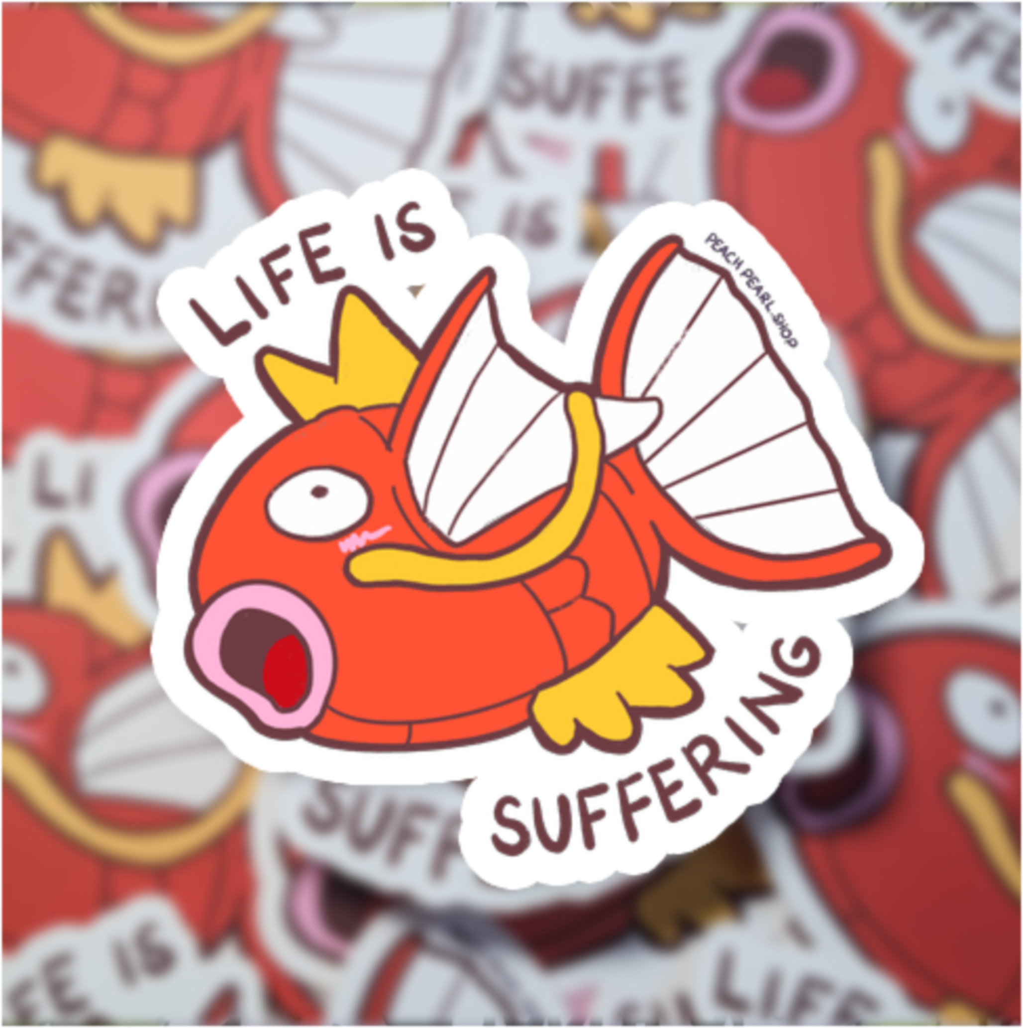 Life is Suffering Sticker