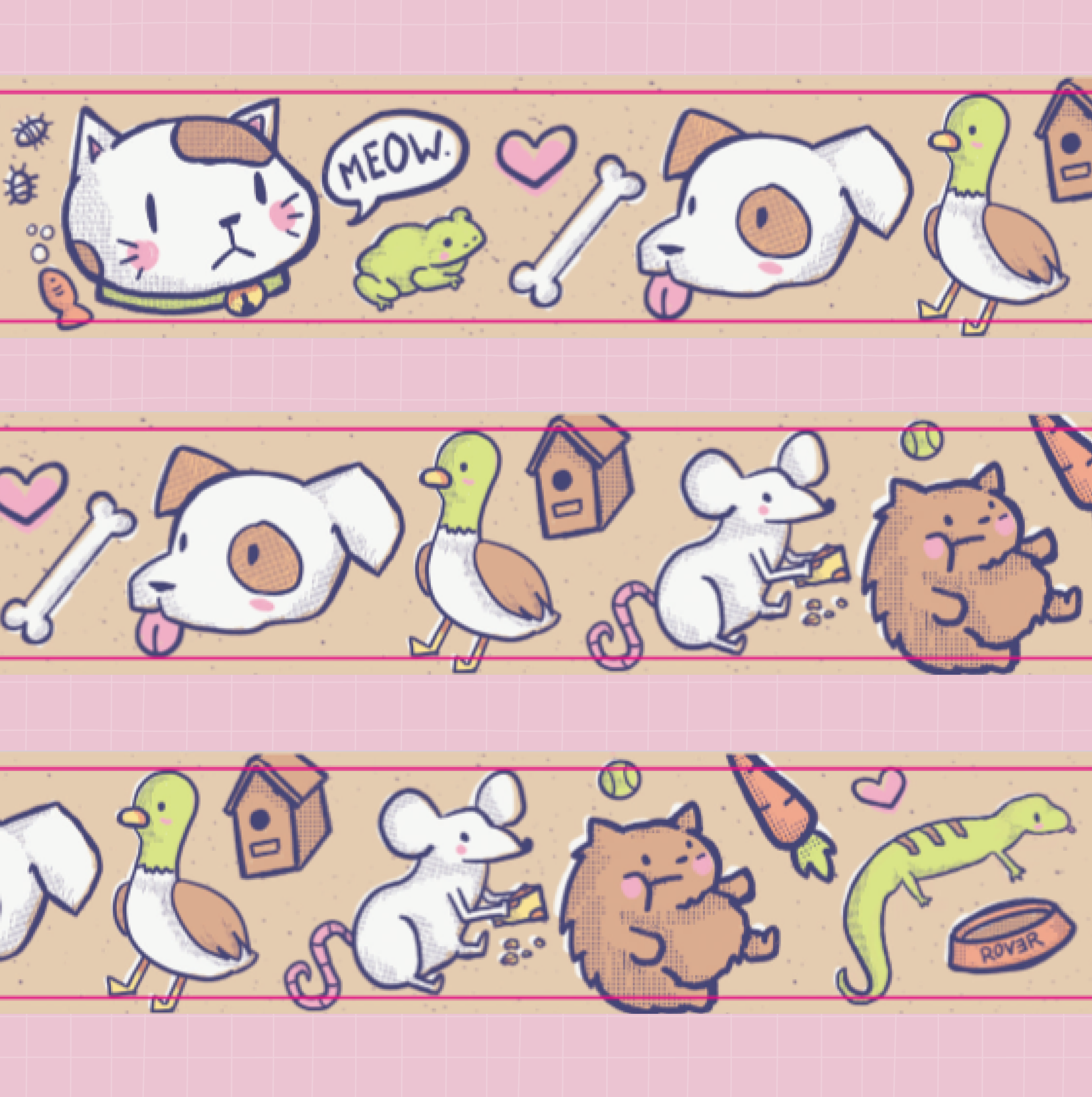 Pets Washi Tape