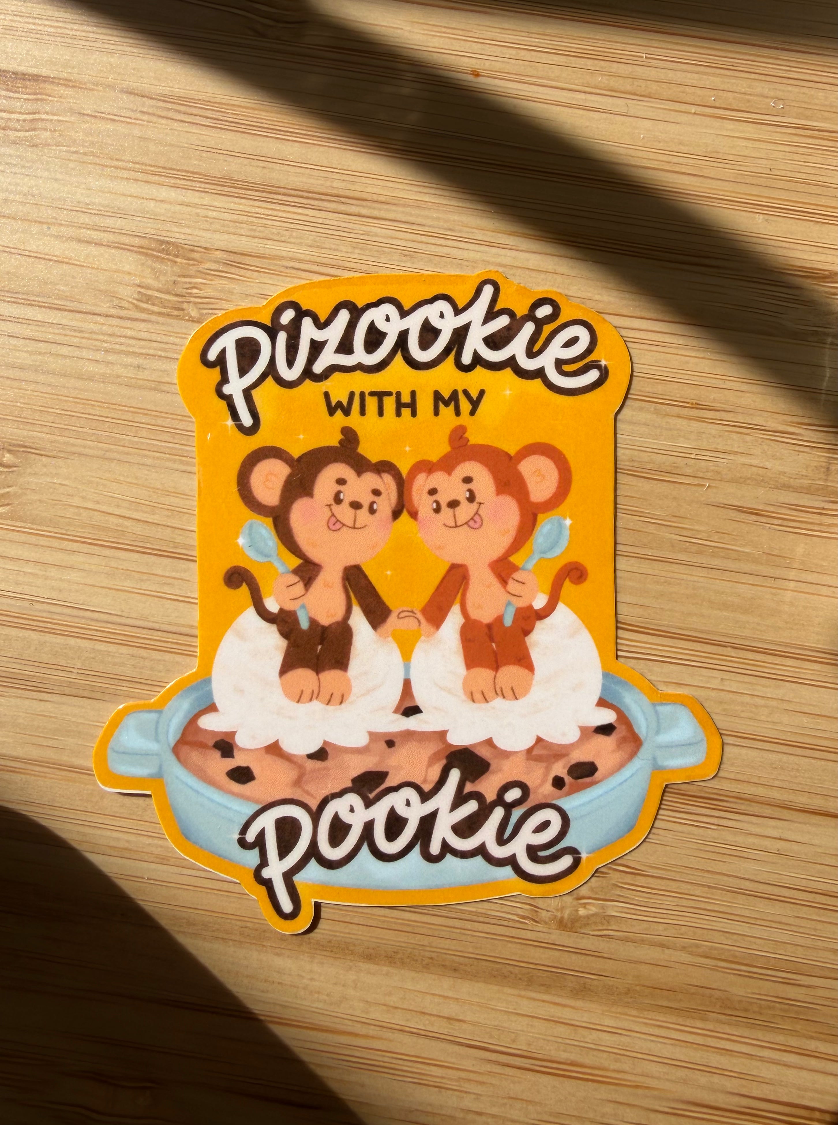 Pizookie with My Pookie Sticker