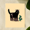 Desert Cowboy Cat 8x10 Print