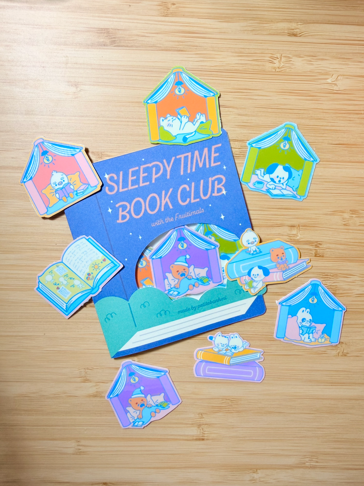 Sleepy Time Book Club Sticker Pack