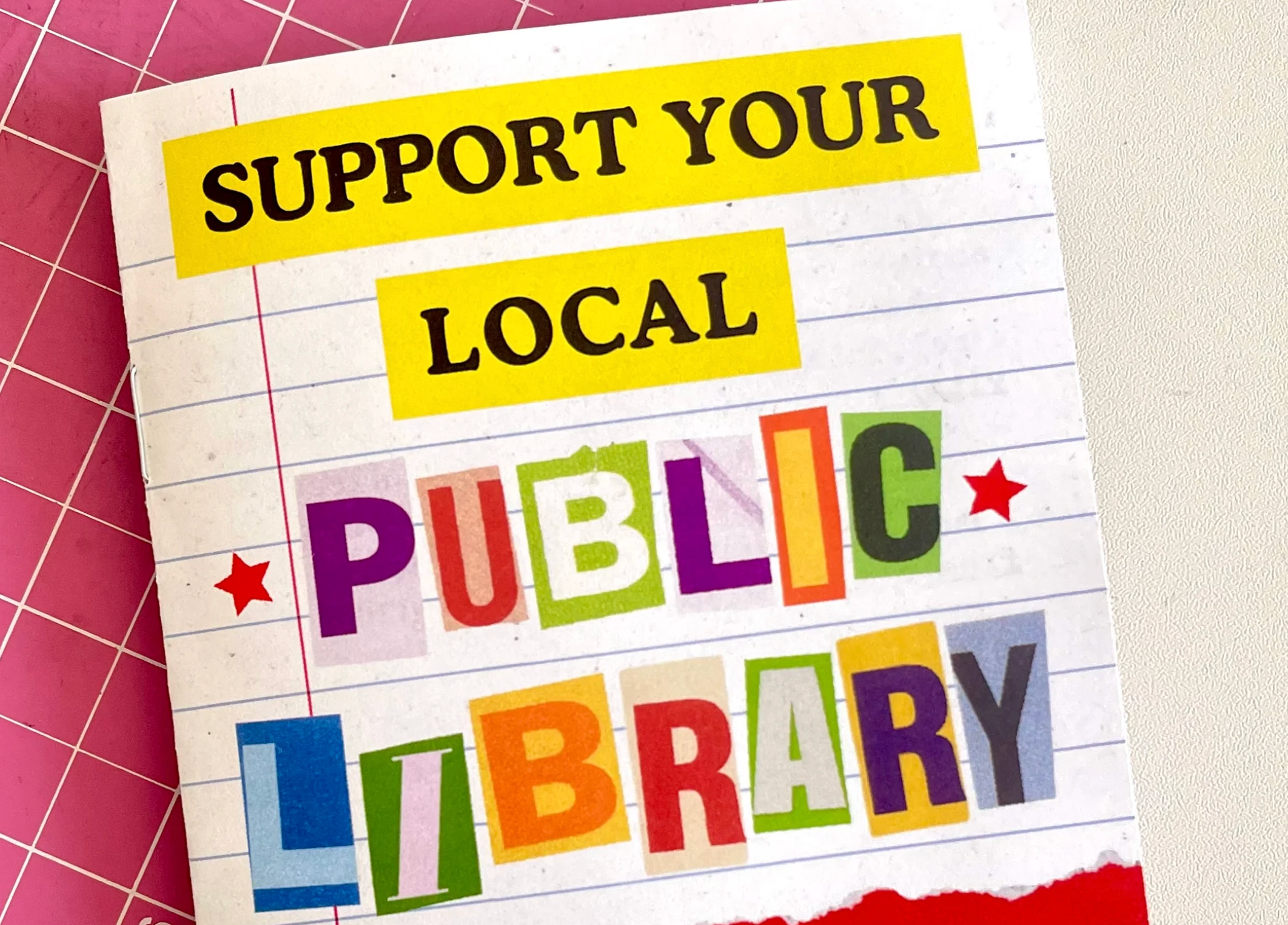 Support Your Local Library Sticker